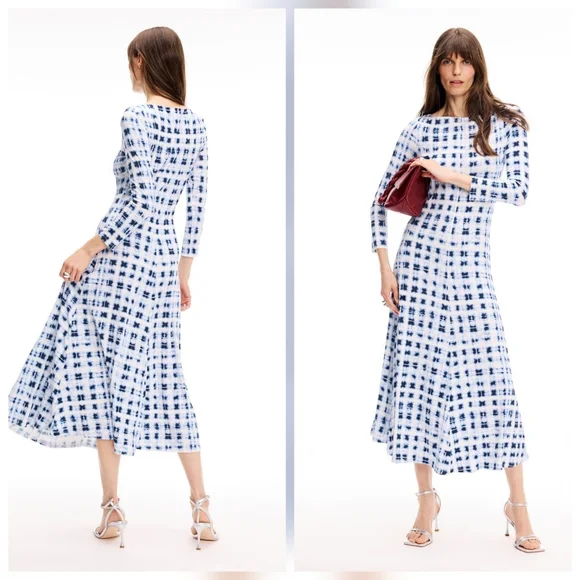 Proenza Schouler White Label Jen Printed Jersey Dress Size S - Picture 1 of 11